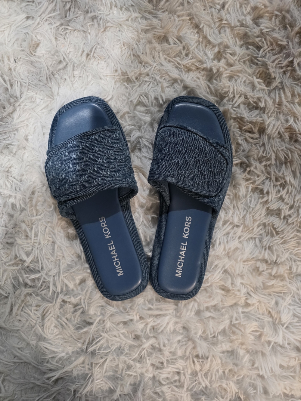 Michael Kors Women's Navy Slide Sandals